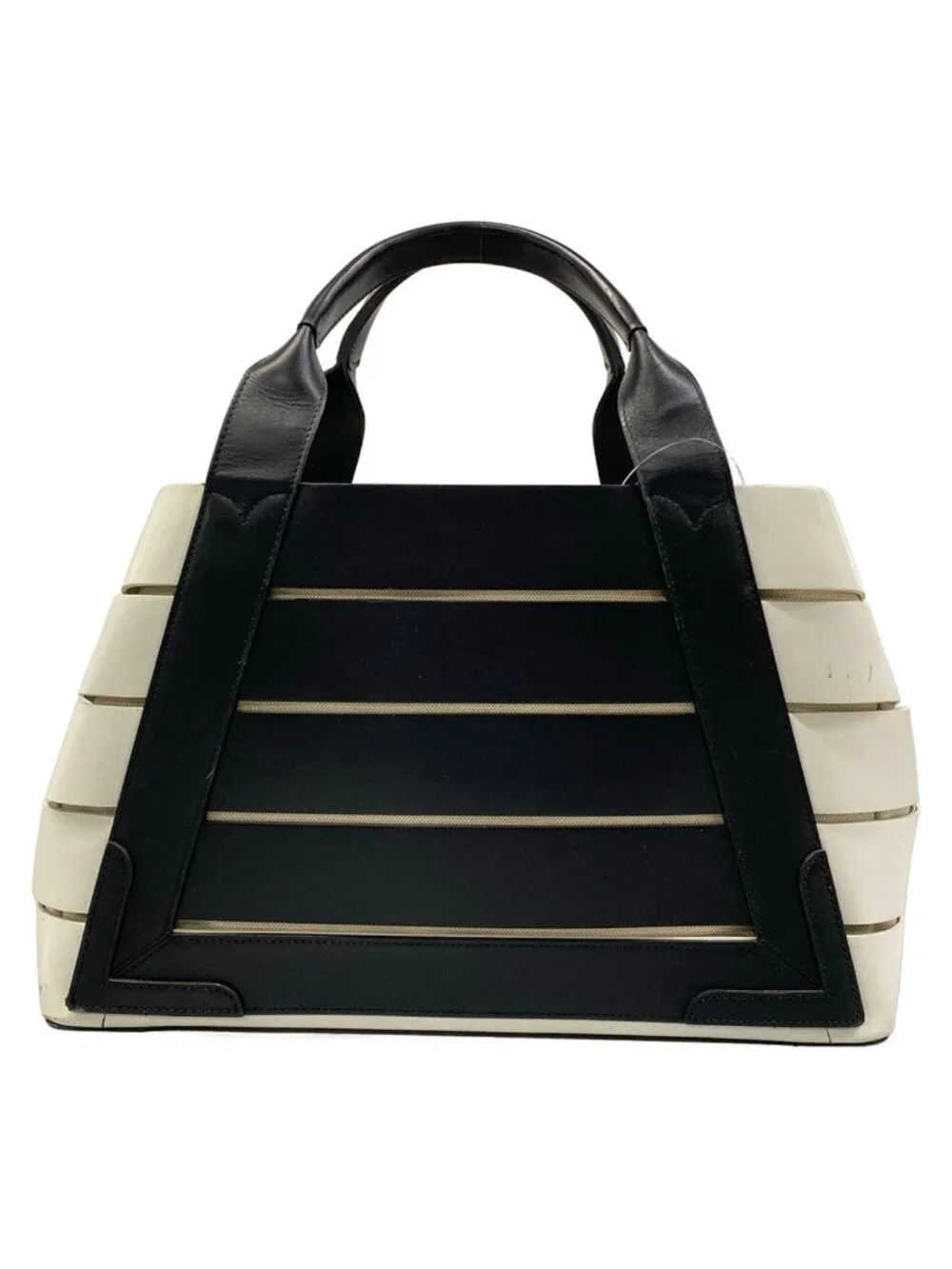 Balenciaga Tote Bag Marine Black Leather